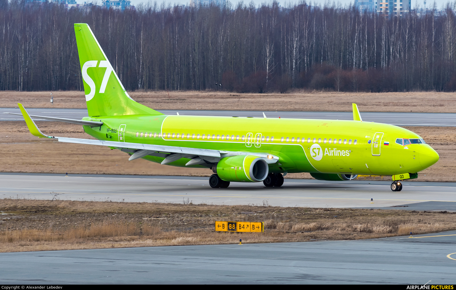 S7 Airlines VP-BQD aircraft at St. Petersburg - Pulkovo