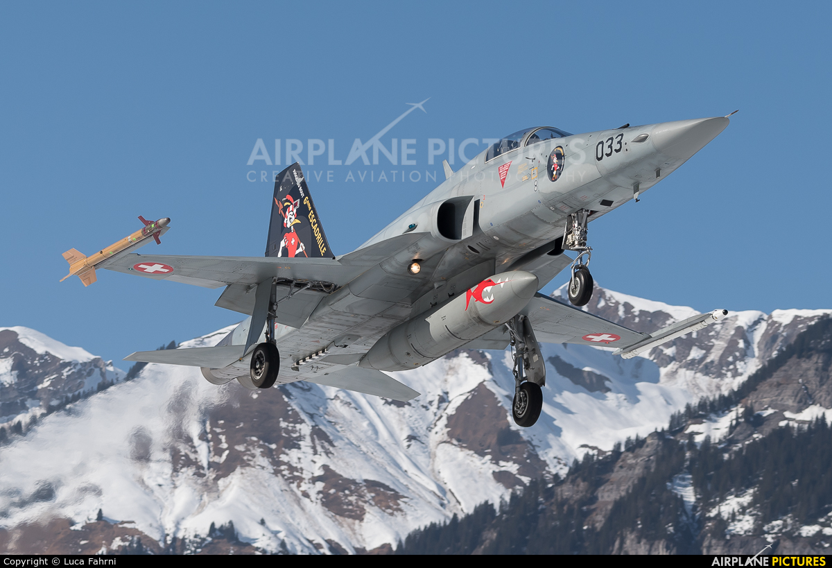 Switzerland - Air Force J-3033 aircraft at Meiringen