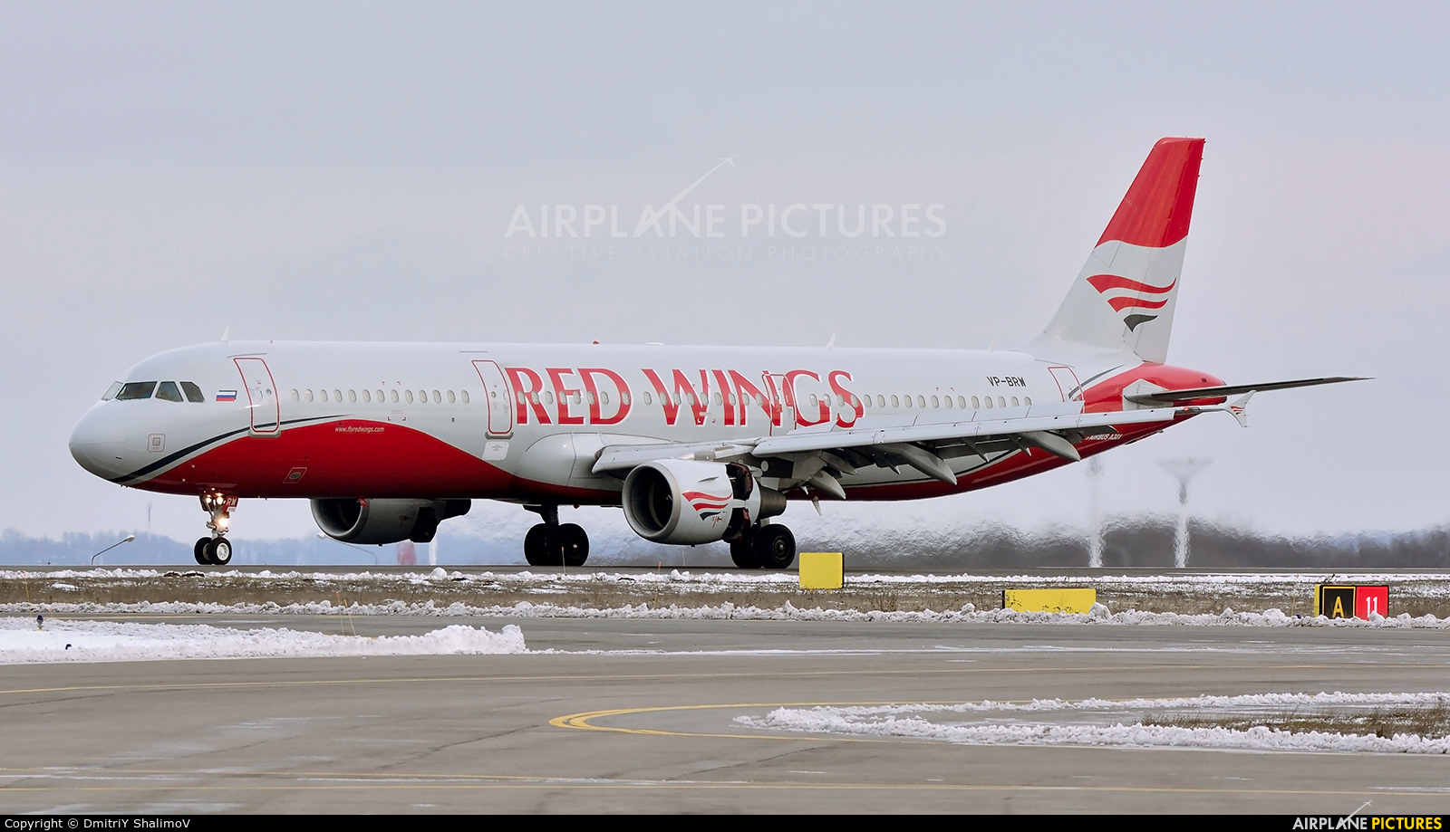 Red Wings VP-BRW aircraft at Belgorod Intl