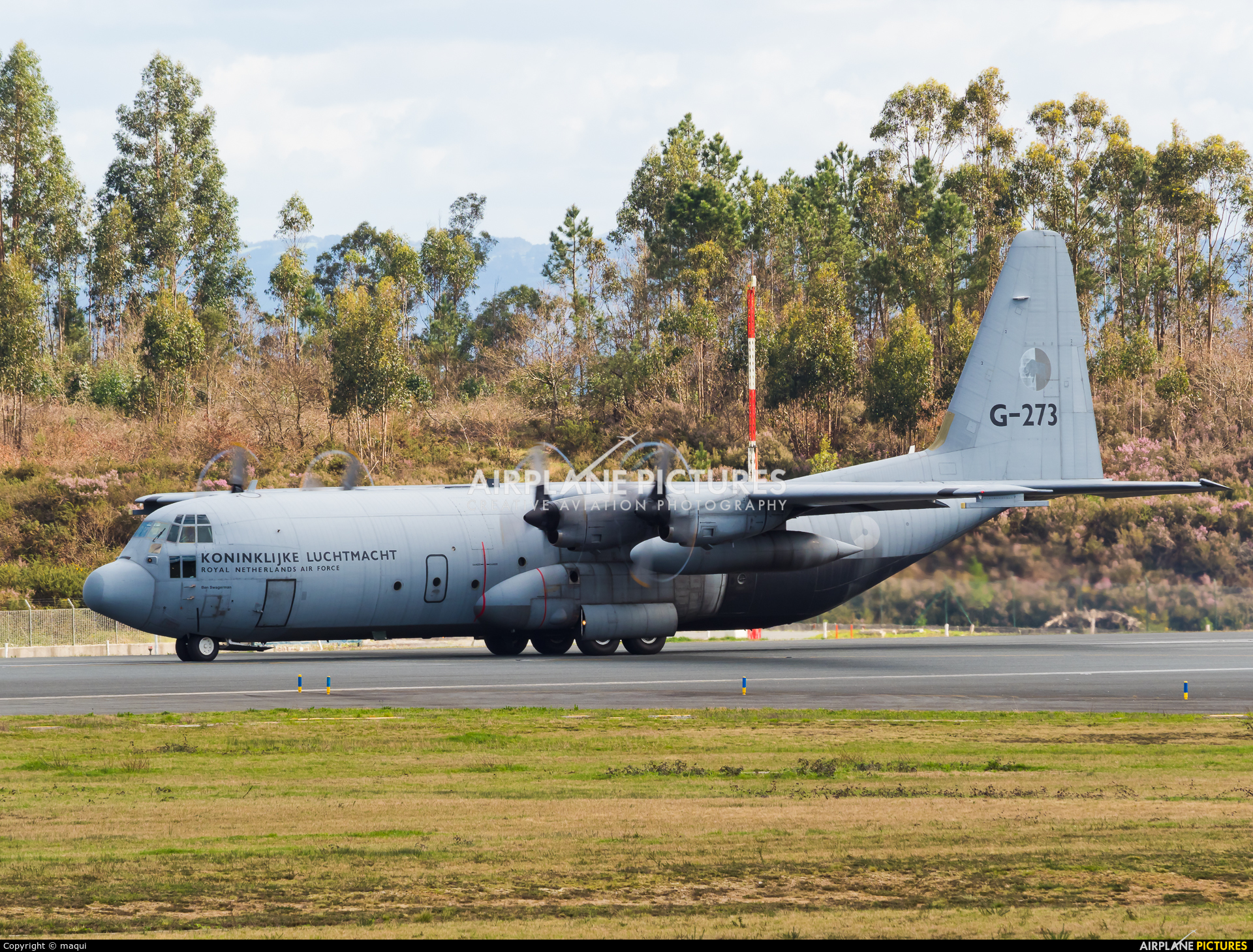 Netherlands - Air Force G-273 aircraft at Santiago de Compostela