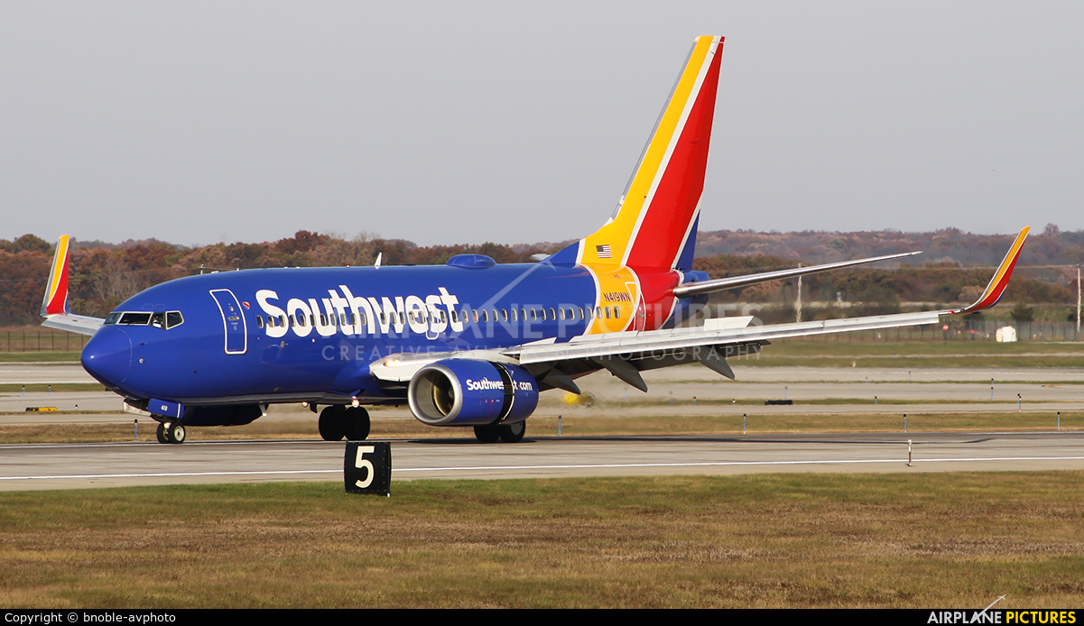 Southwest Airlines N419WN aircraft at Off Airport - Michigan