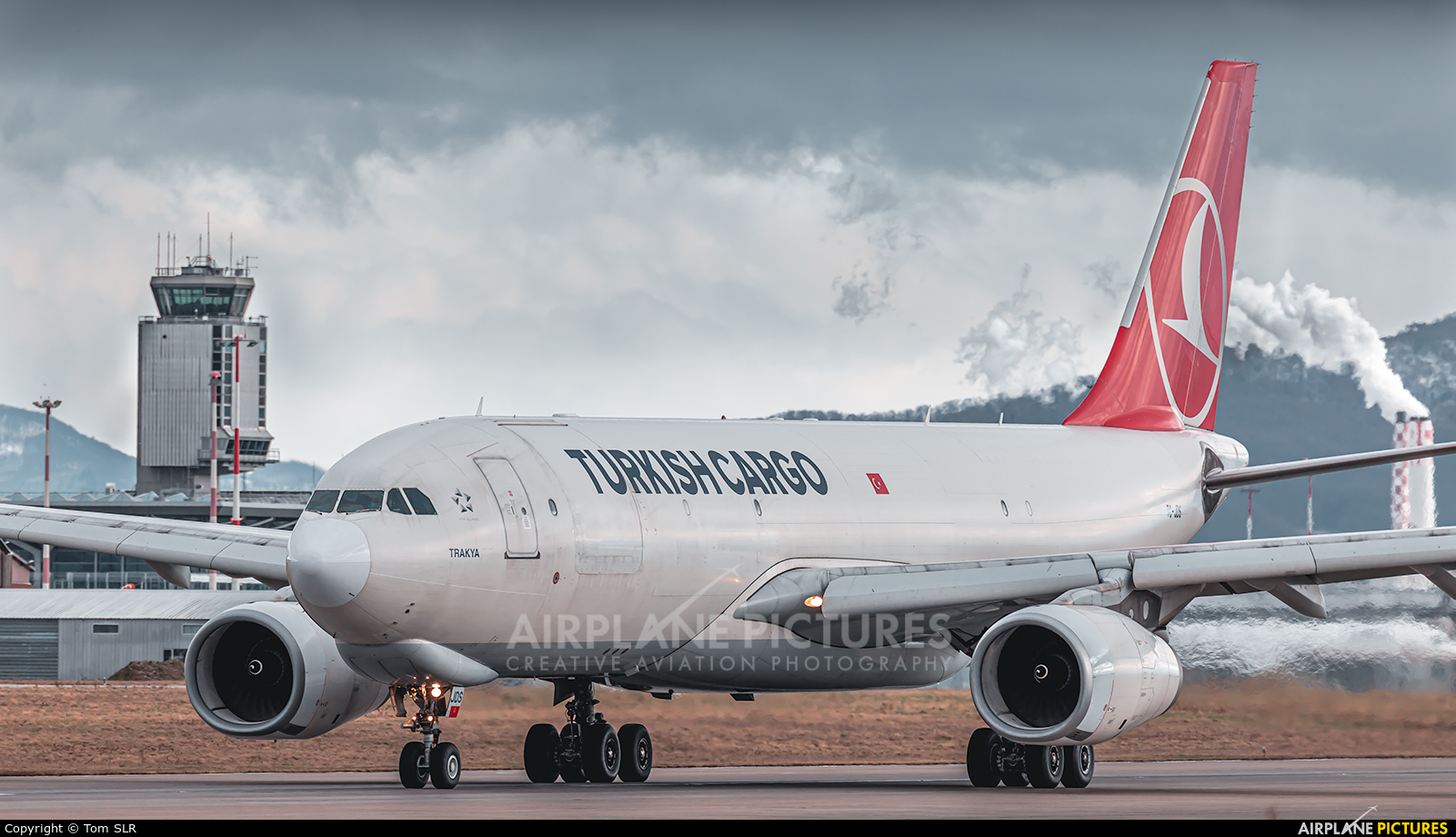 Turkish Cargo TC-JDS aircraft at Basel - Mulhouse- Euro