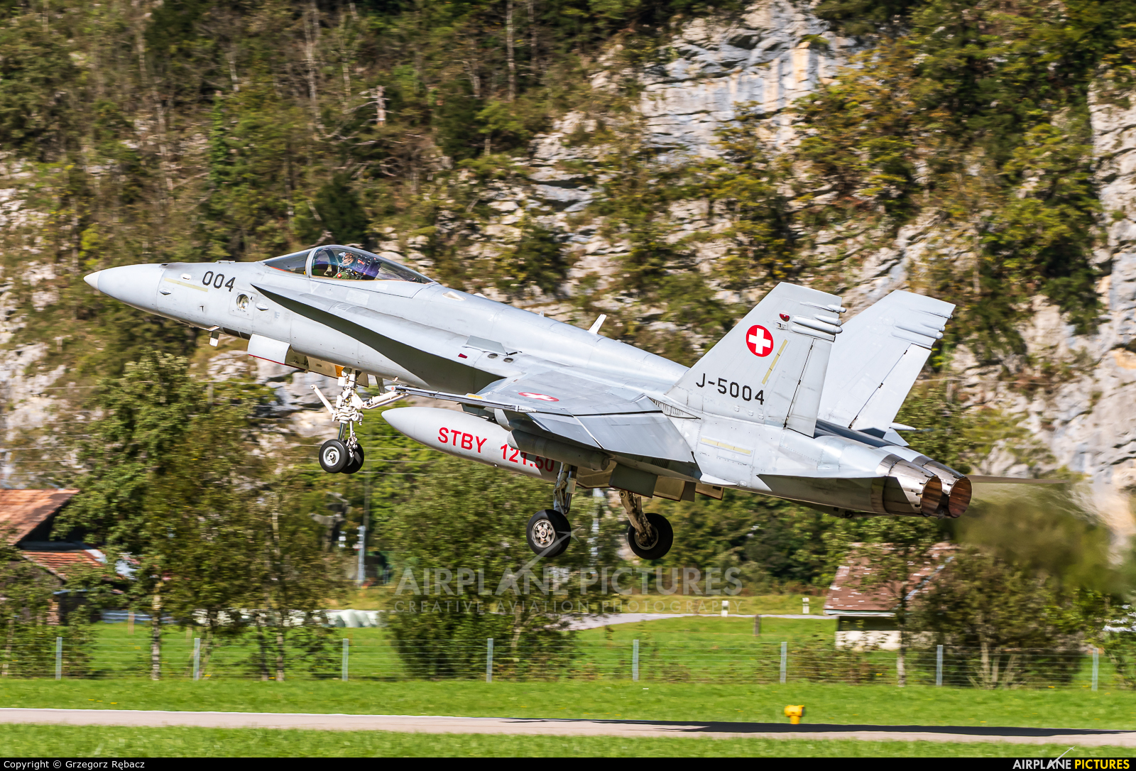 Switzerland - Air Force J-5004 aircraft at Meiringen