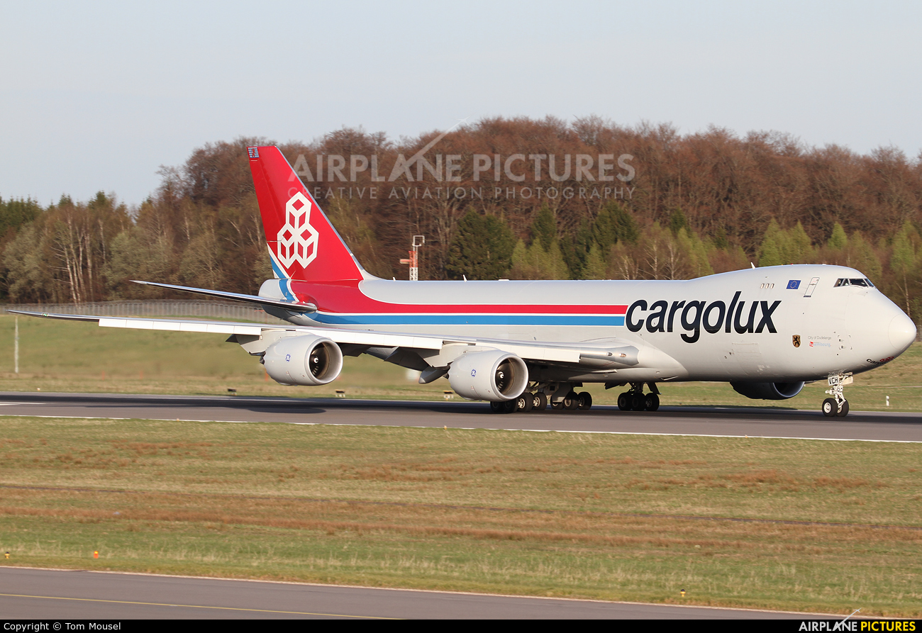 Cargolux LX-VCH aircraft at Luxembourg - Findel