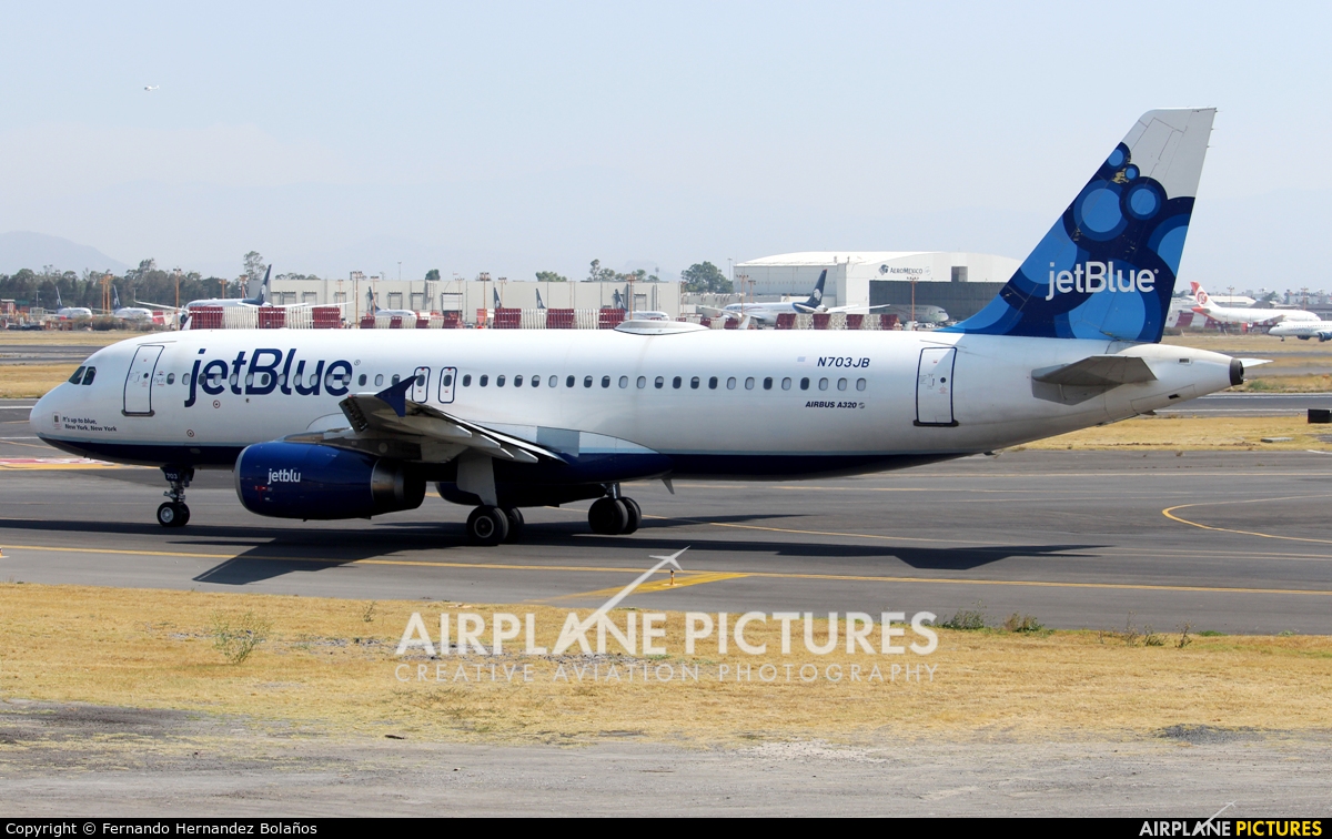 JetBlue Airways N703JB aircraft at Mexico City - Licenciado Benito Juarez Intl