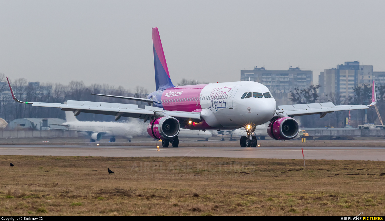 Wizz Air HA-LYZ aircraft at Kyiv - Zhulyany