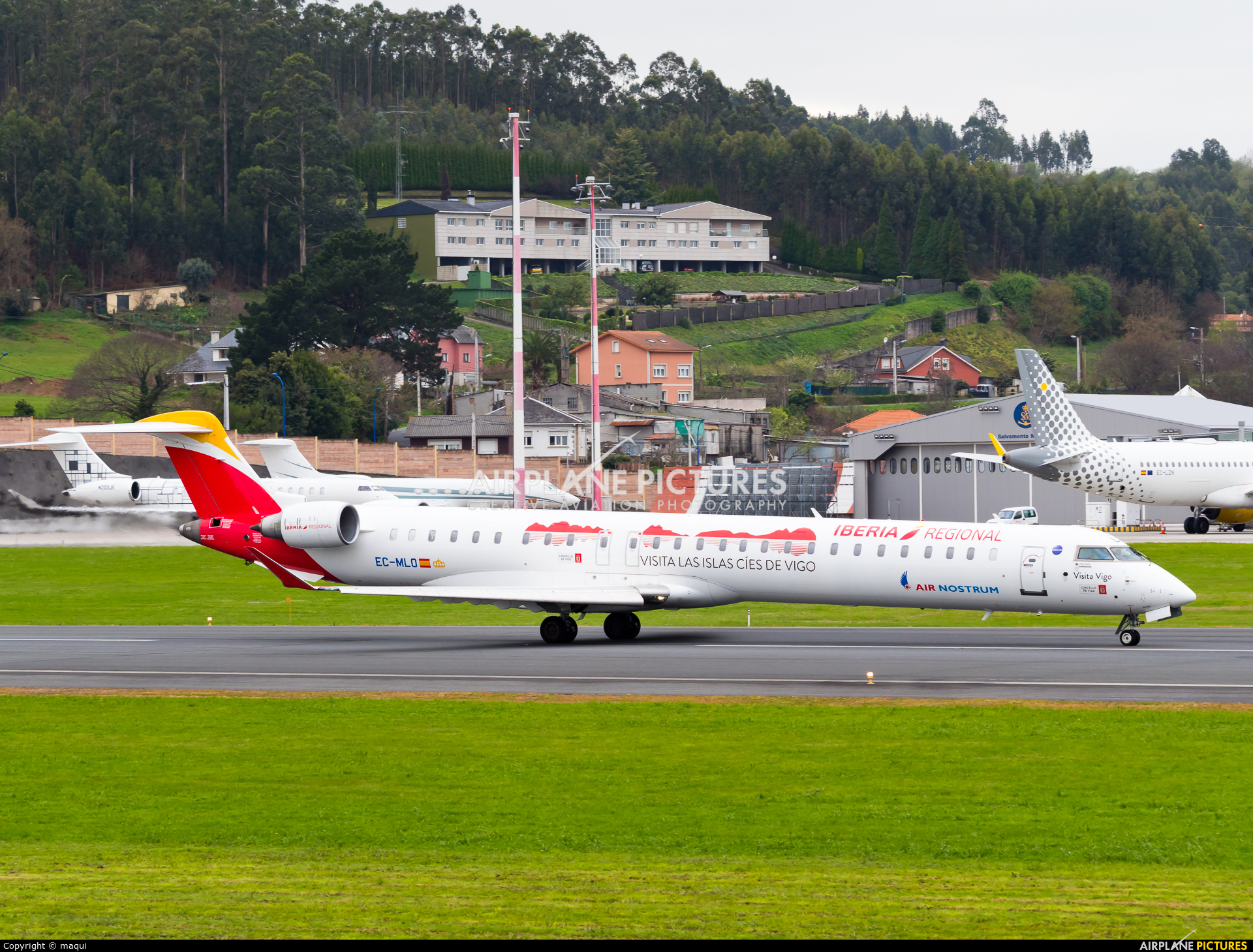 Air Nostrum - Iberia Regional EC-MLO aircraft at La Coruña