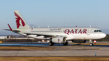 A7-AHQ - Qatar Airways Airbus A320 aircraft