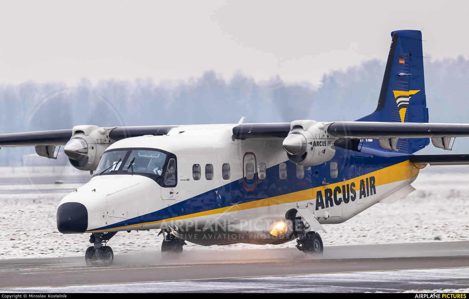 Arcus Air D-CAAL aircraft at Ostrava Mošnov