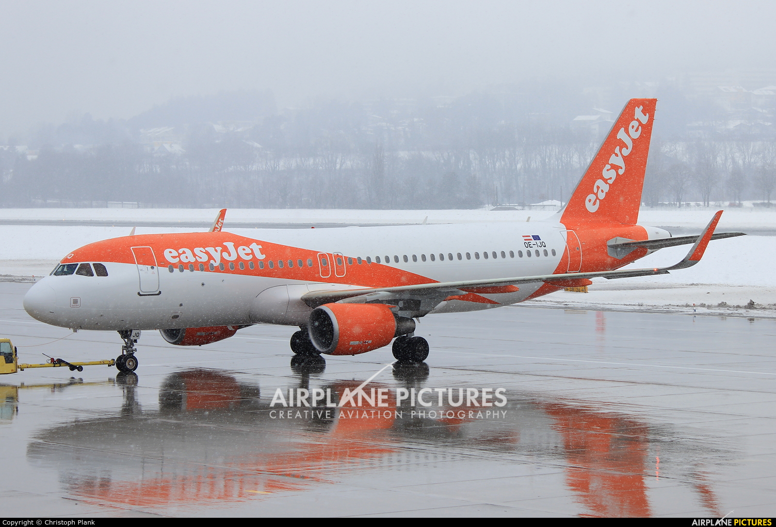 easyJet Europe OE-IJQ aircraft at Innsbruck