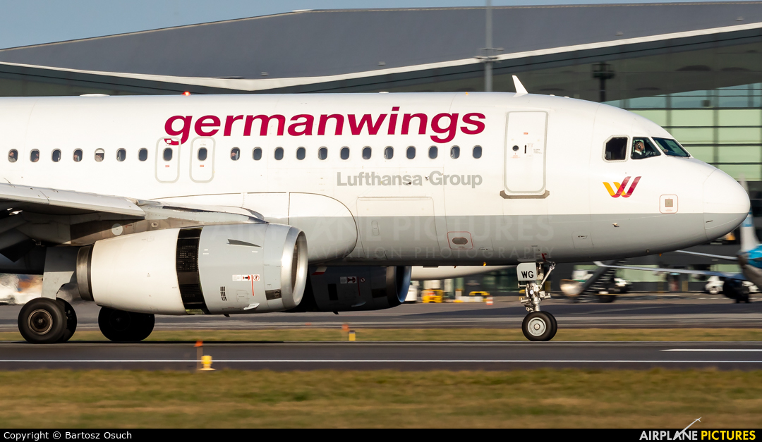 Germanwings D-AGWG aircraft at Gdańsk - Lech Wałęsa