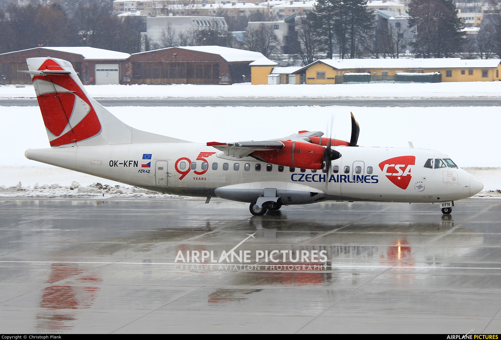 CSA - Czech Airlines OK-KFN aircraft at Innsbruck