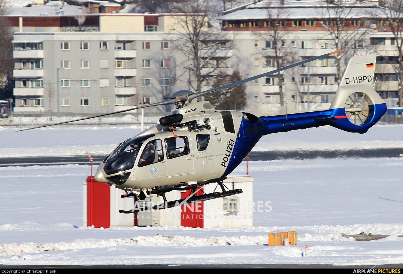 Germany - Police D-HBPD aircraft at Innsbruck
