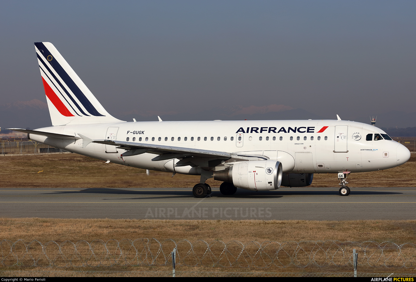 Air France F-GUGK aircraft at Milan - Malpensa