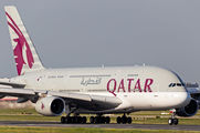 A7-APA - Qatar Airways Airbus A380 aircraft