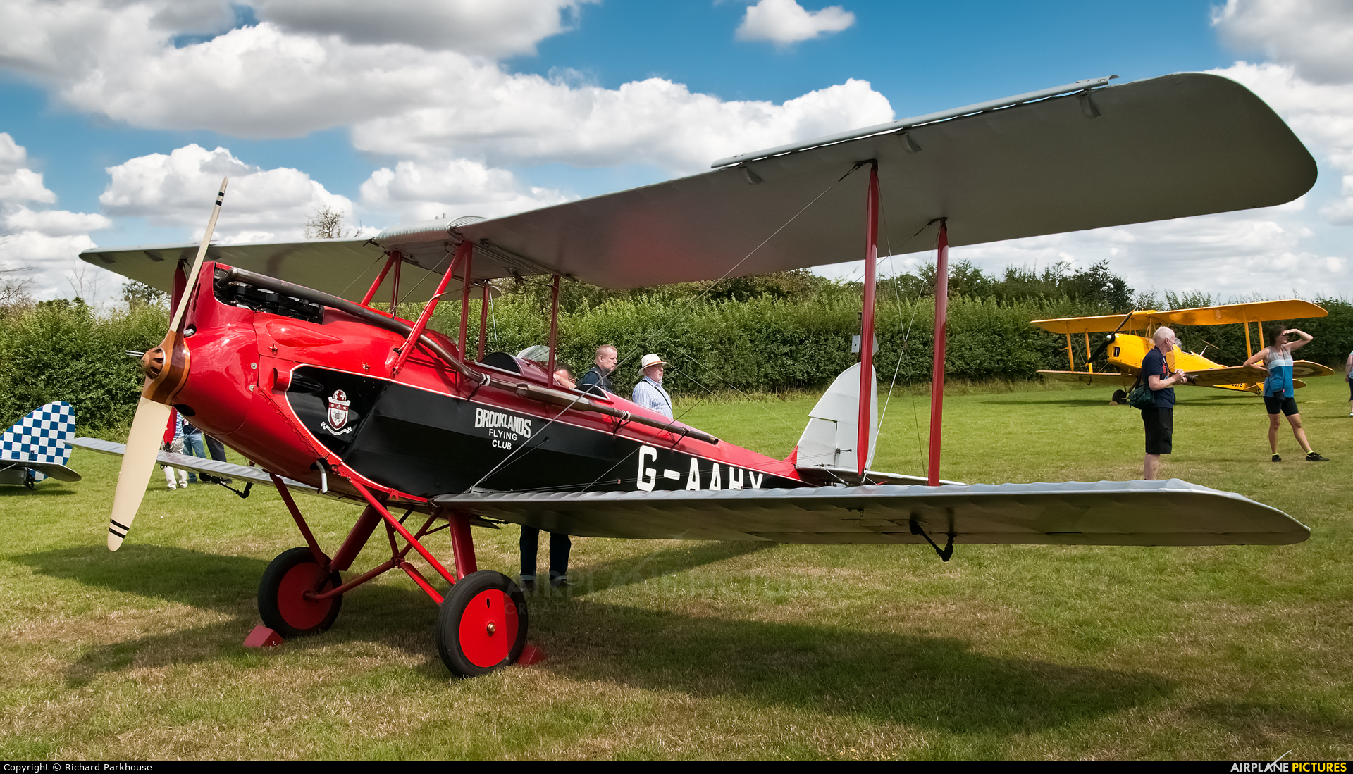 Private G-AAHY aircraft at Old Warden