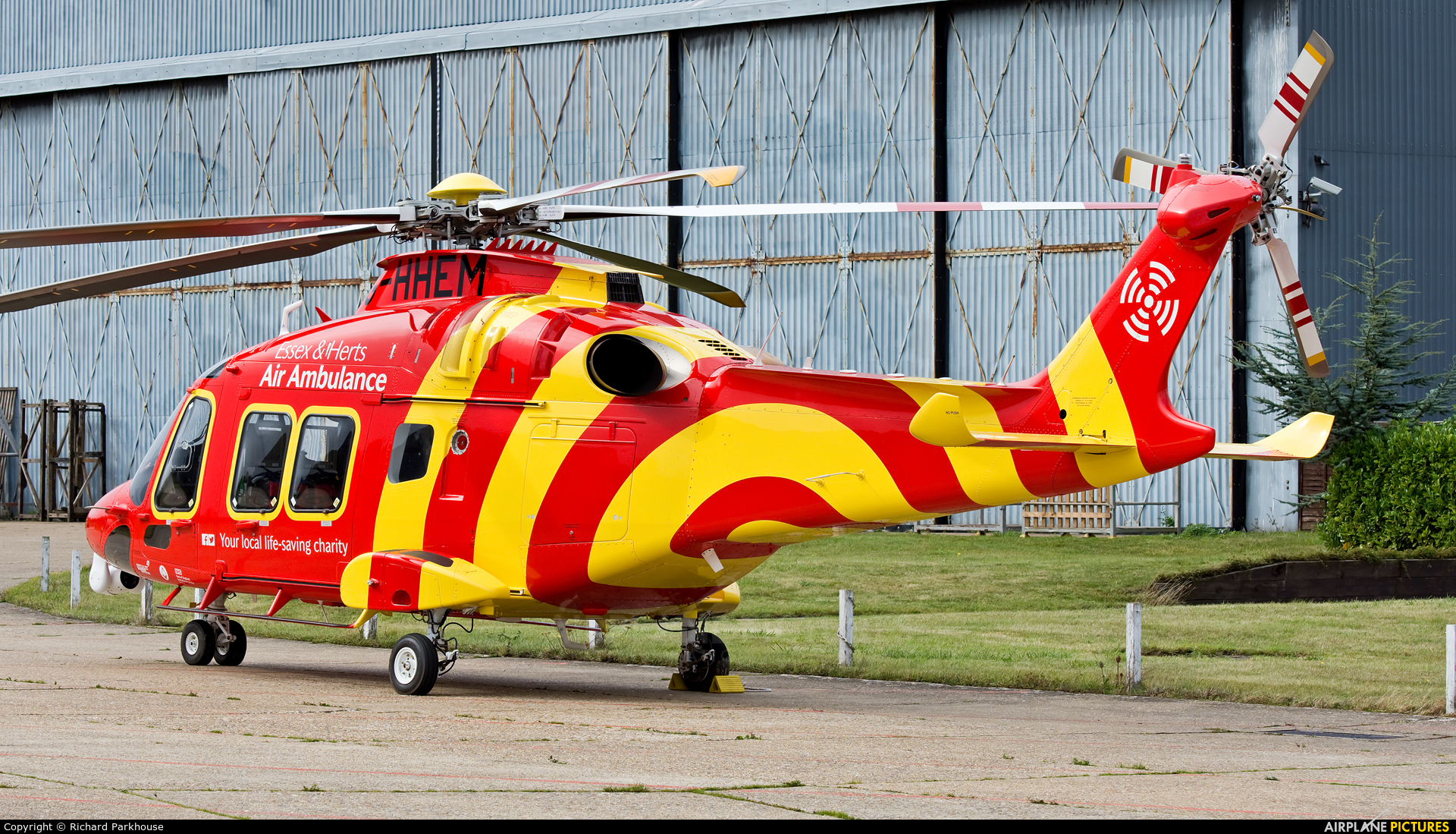 Essex Air Ambulance G-HHEM aircraft at North Weald