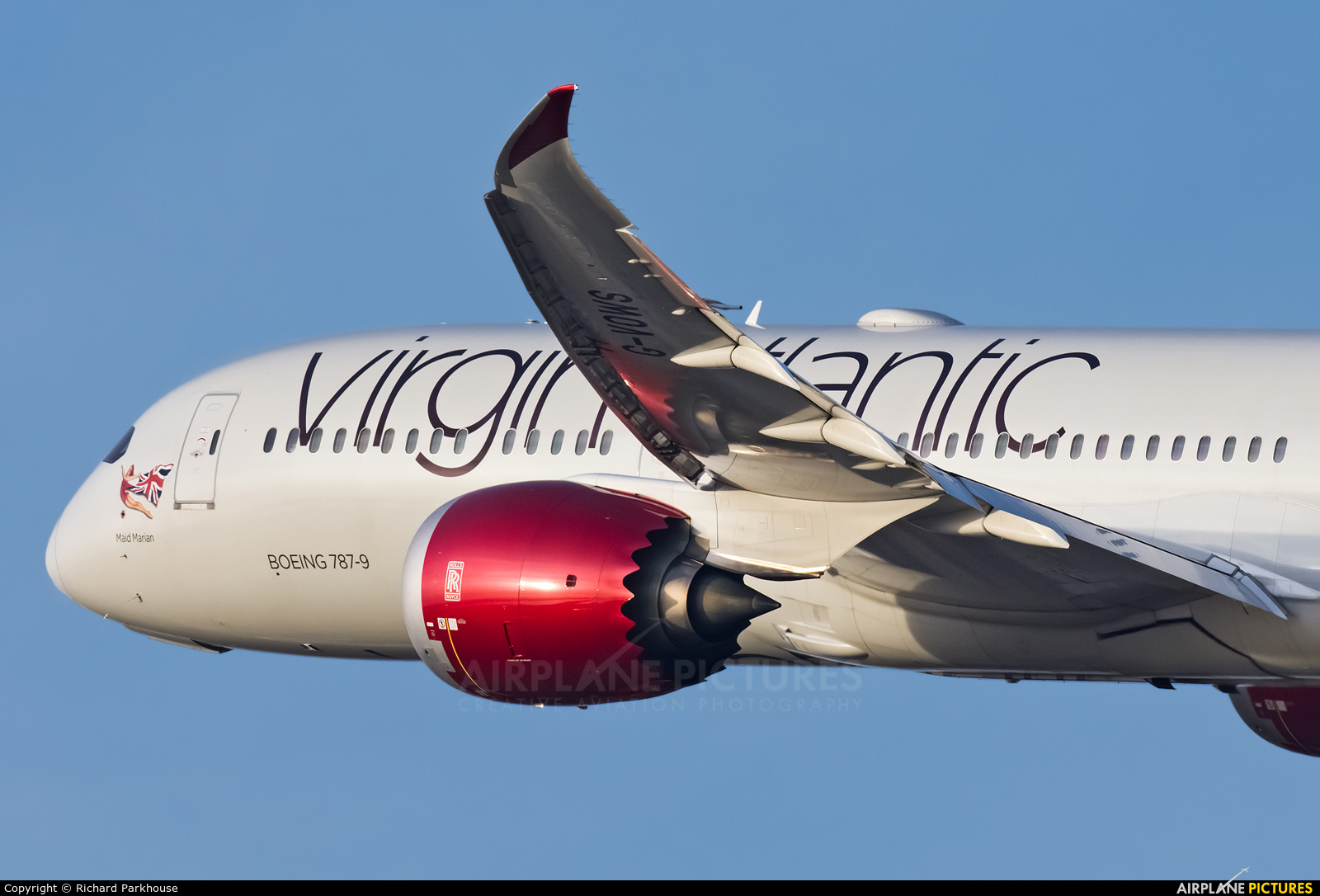 Virgin Atlantic G-VOWS aircraft at London - Heathrow