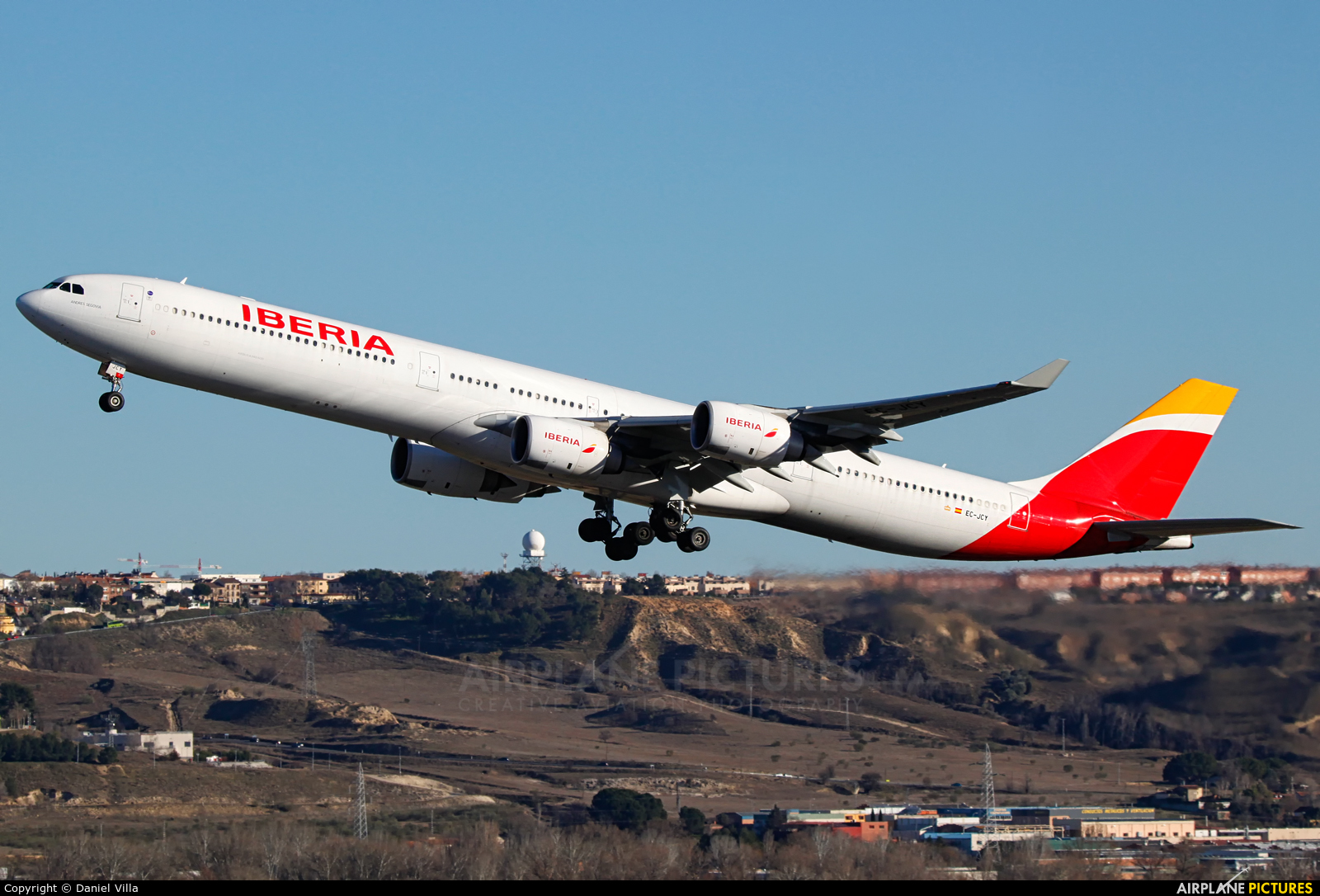 Iberia EC-JCY aircraft at Madrid - Barajas