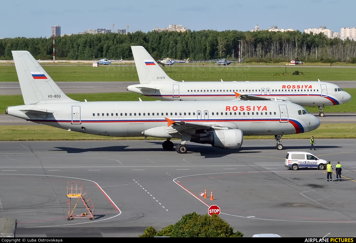 Rossiya VQ-BDQ aircraft at St. Petersburg - Pulkovo