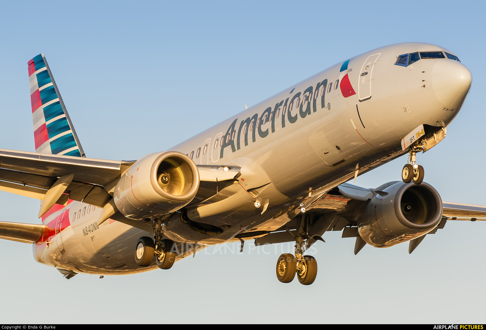 American Airlines N840NN aircraft at Los Angeles Intl