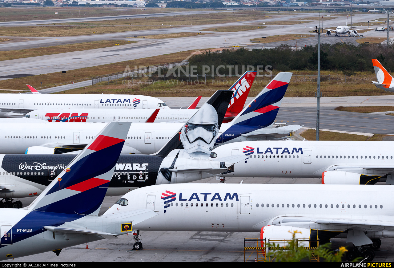 - Airport Overview - aircraft at São Paulo - Guarulhos