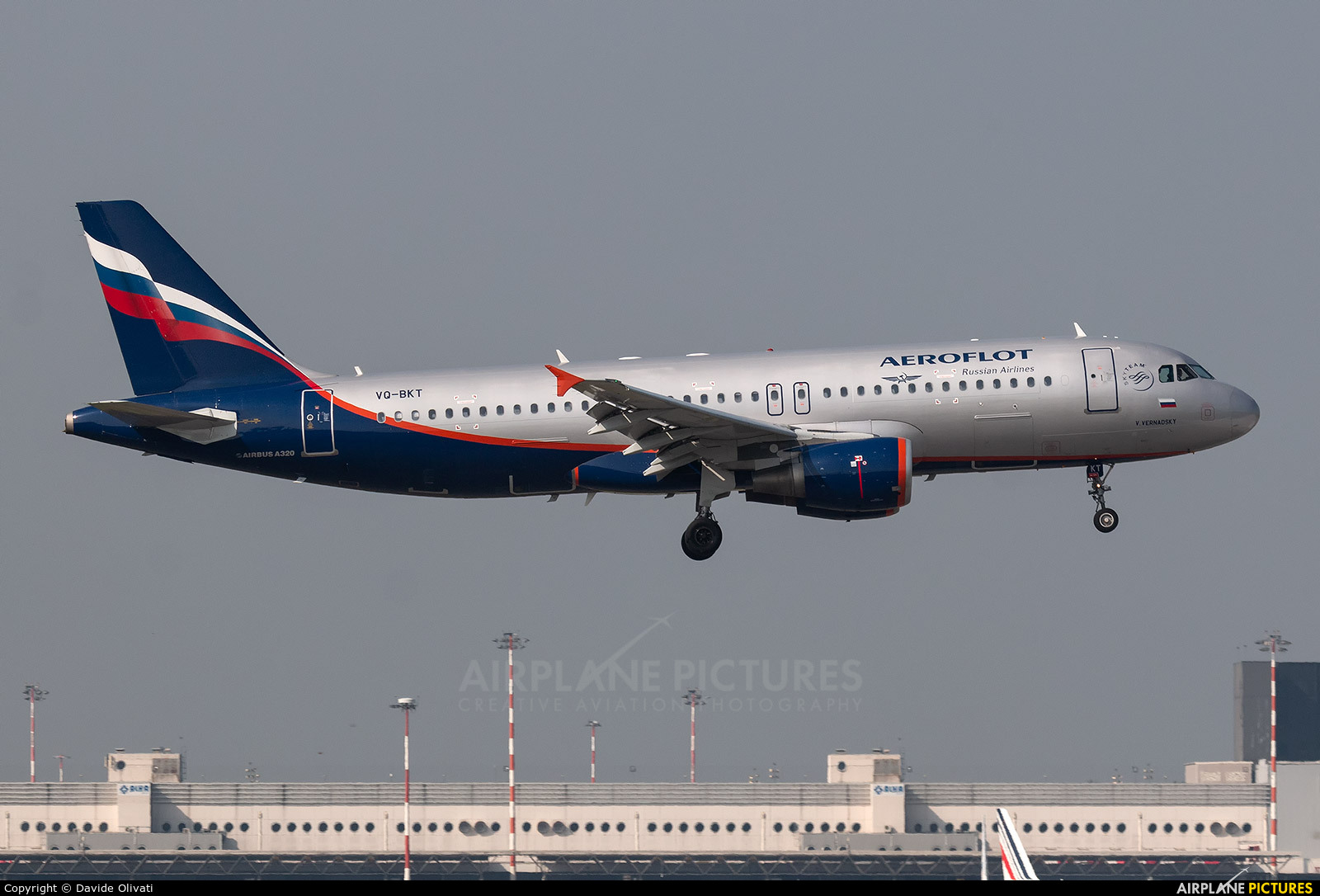 Aeroflot VQ-BKT aircraft at Milan - Malpensa