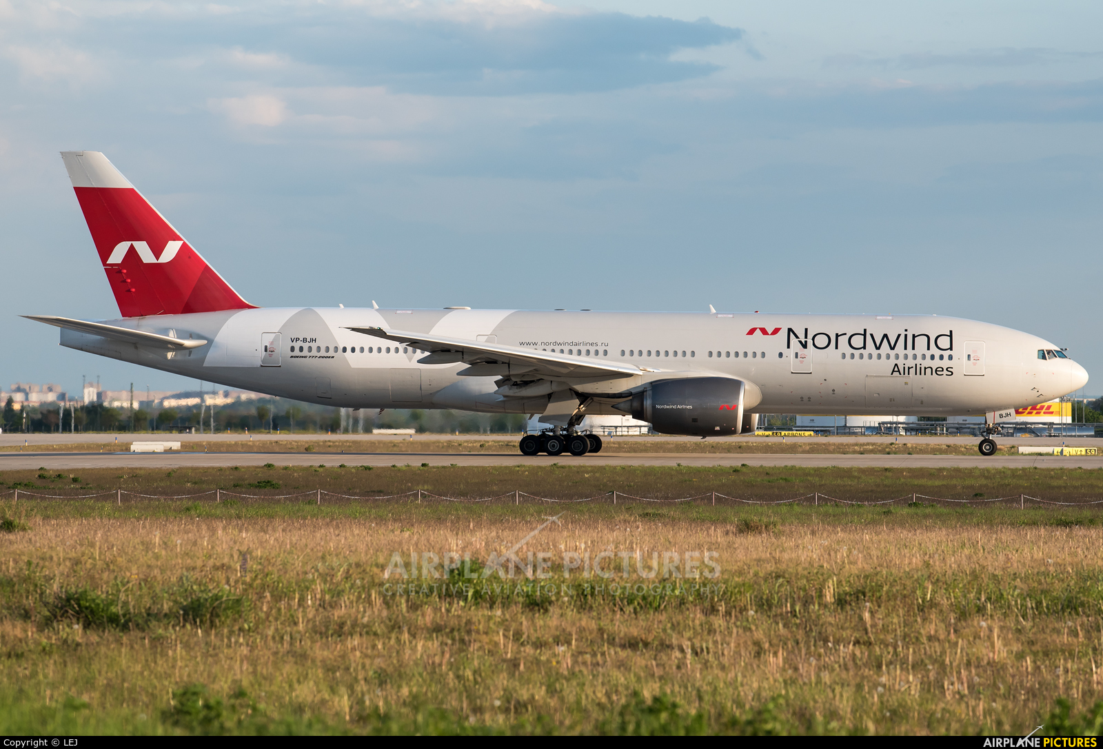 Nordwind Airlines VP-BJH aircraft at Leipzig - Halle