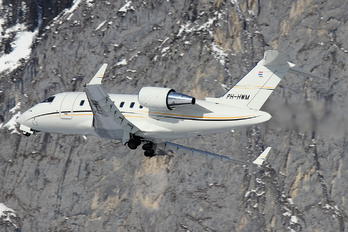 PH-HWM - Air Service Liege Canadair CL-600 Challenger 605