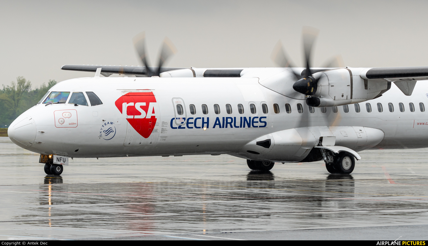 CSA - Czech Airlines OK-NFU aircraft at Wrocław - Copernicus