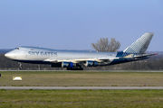 Rare visit of SkyGates Boeing 747F to Budapest title=