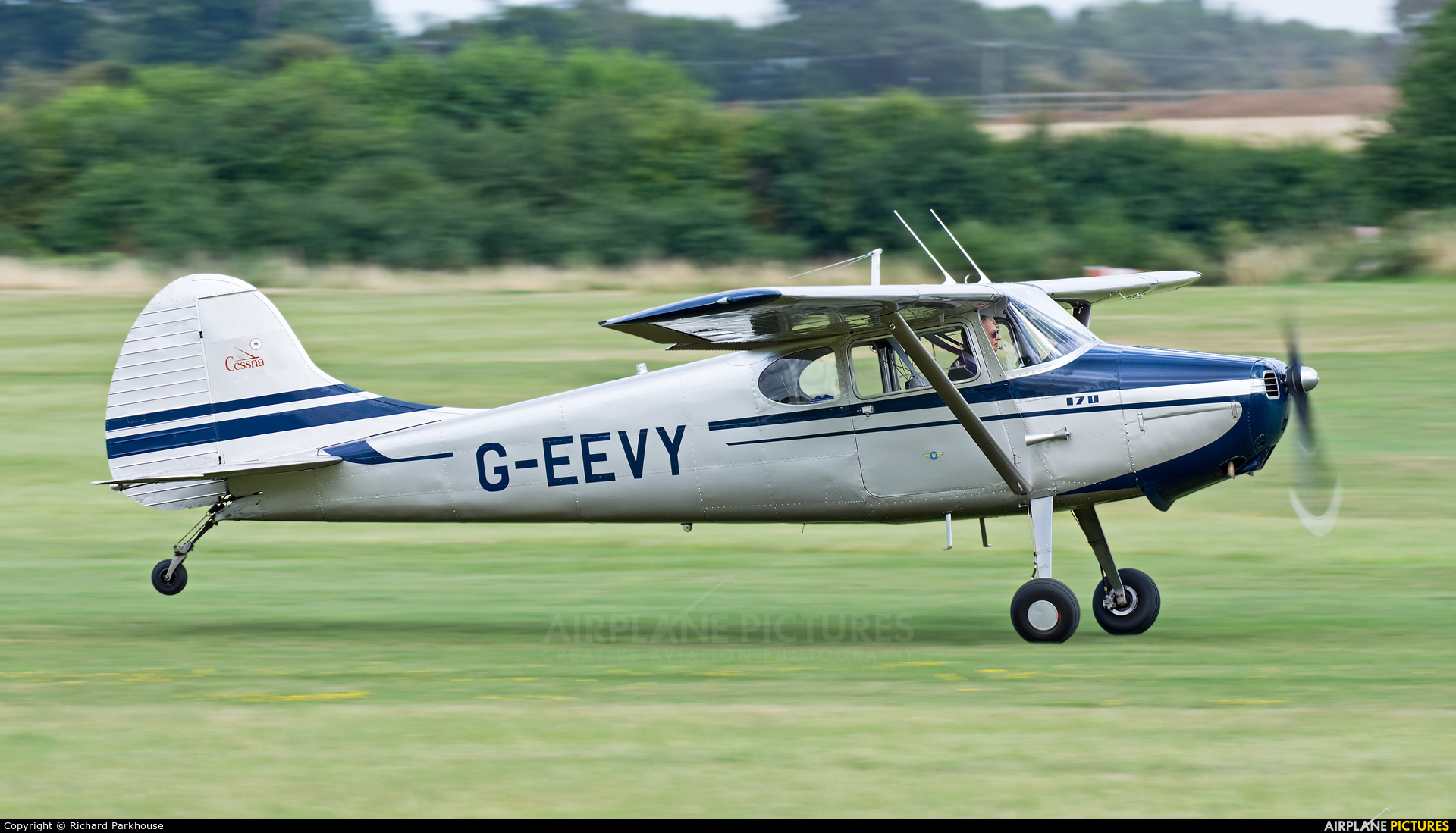 Private G-EEVY aircraft at Old Warden