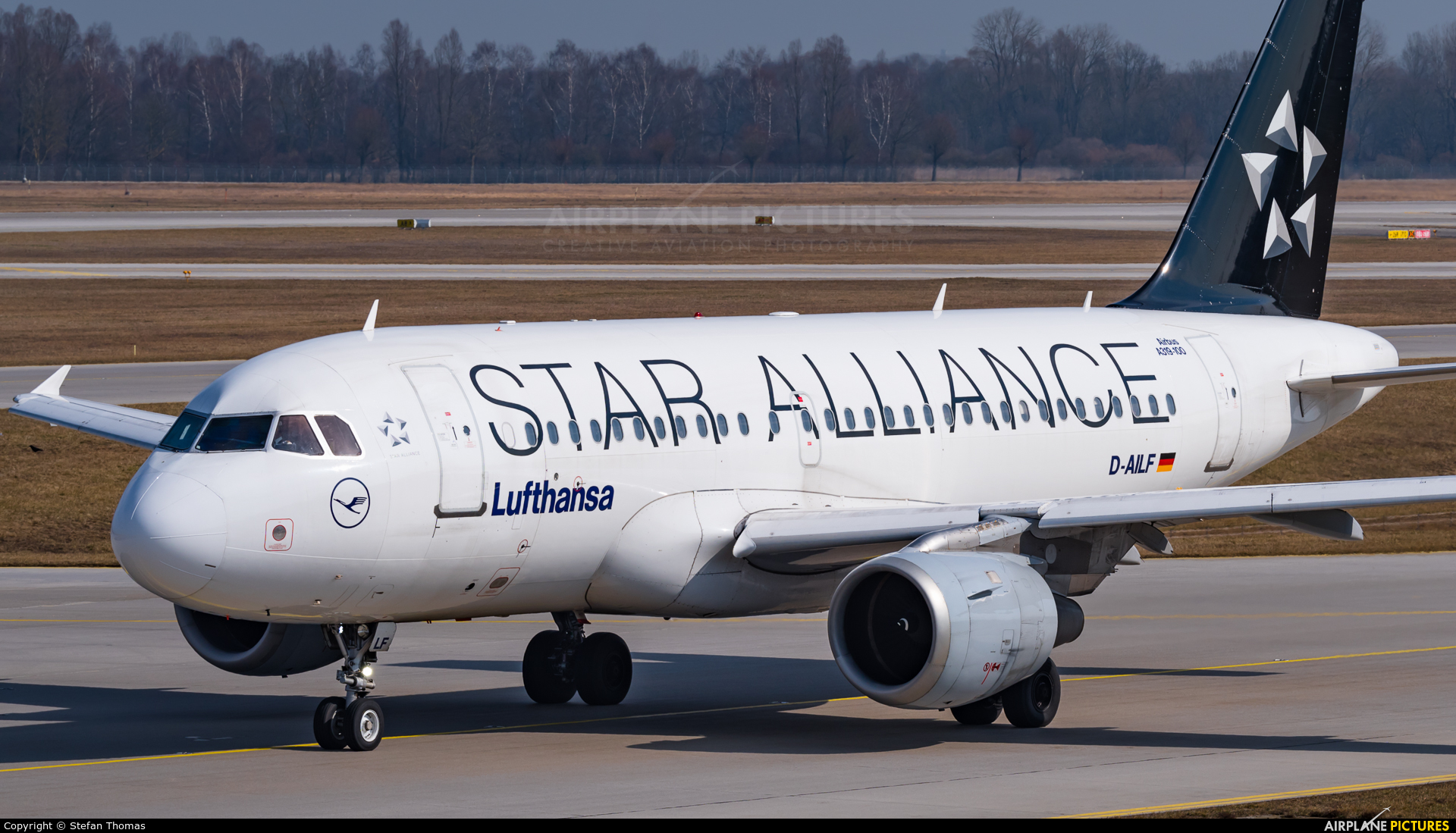 Lufthansa D-AILF aircraft at Munich