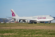 A7-HHE - Qatar Amiri Flight Boeing 747-8 BBJ aircraft