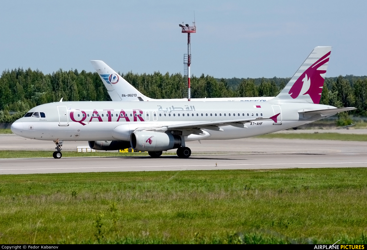 Qatar Airways A7-AHF aircraft at Moscow - Domodedovo