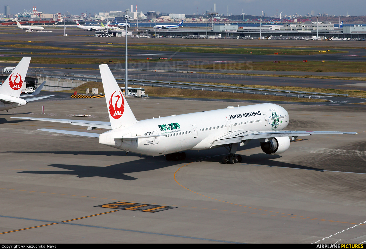 JAL - Japan Airlines JA734J aircraft at Tokyo - Haneda Intl