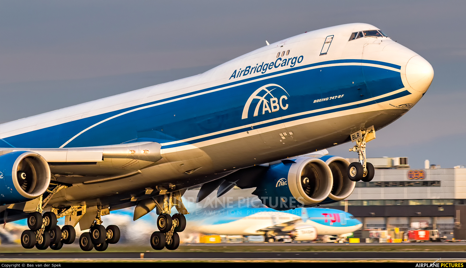 Air Bridge Cargo VQ-BLR aircraft at Amsterdam - Schiphol