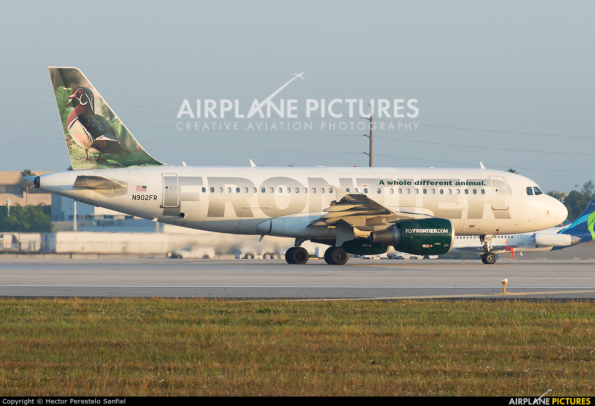 Frontier Airlines N902FR aircraft at Miami Intl