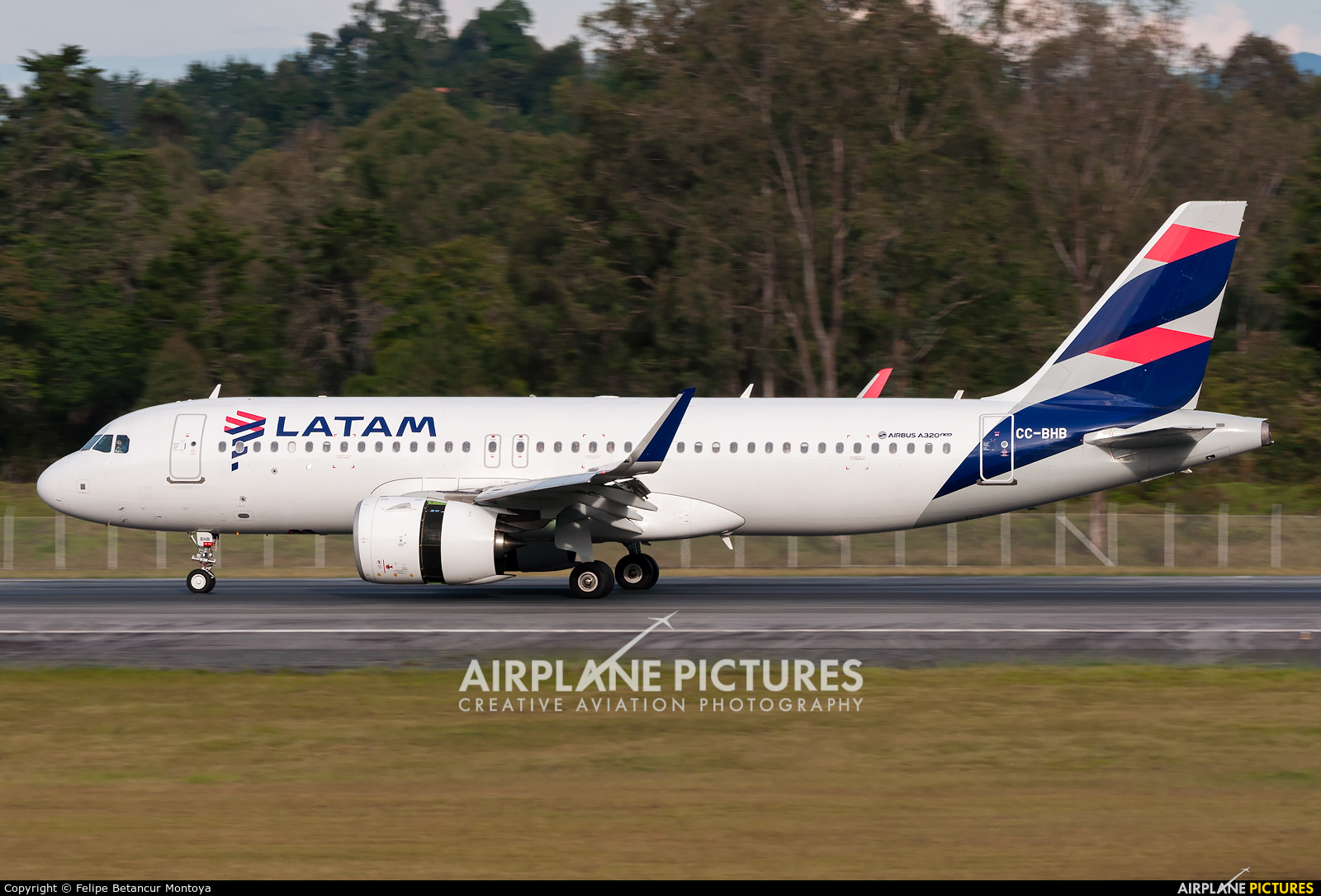 LATAM CC-BHB aircraft at Medellin - Jose Maria Cordova Intl