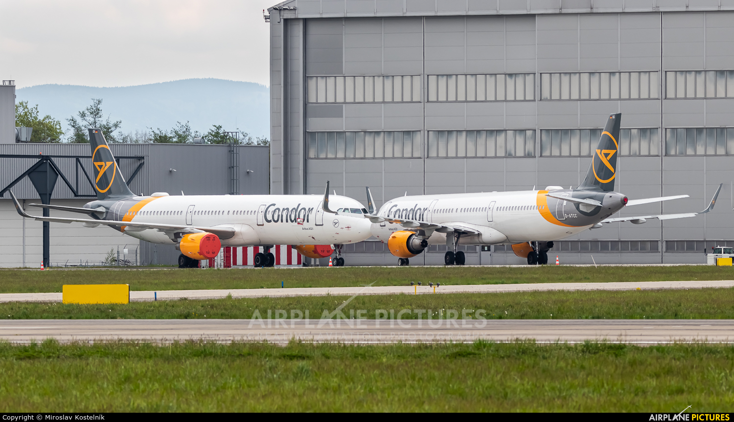 Condor D-ATCC aircraft at Ostrava Mošnov