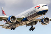 G-STBL - British Airways Boeing 777-300ER aircraft
