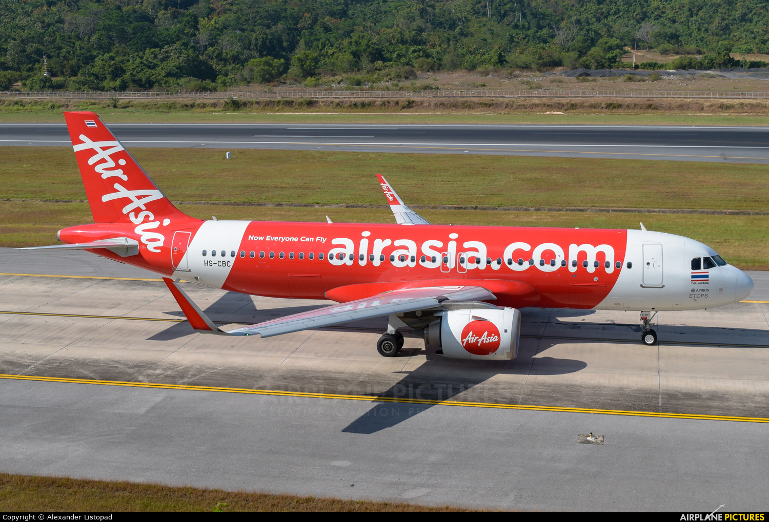 AirAsia (Thailand) HS-CBC aircraft at Phuket