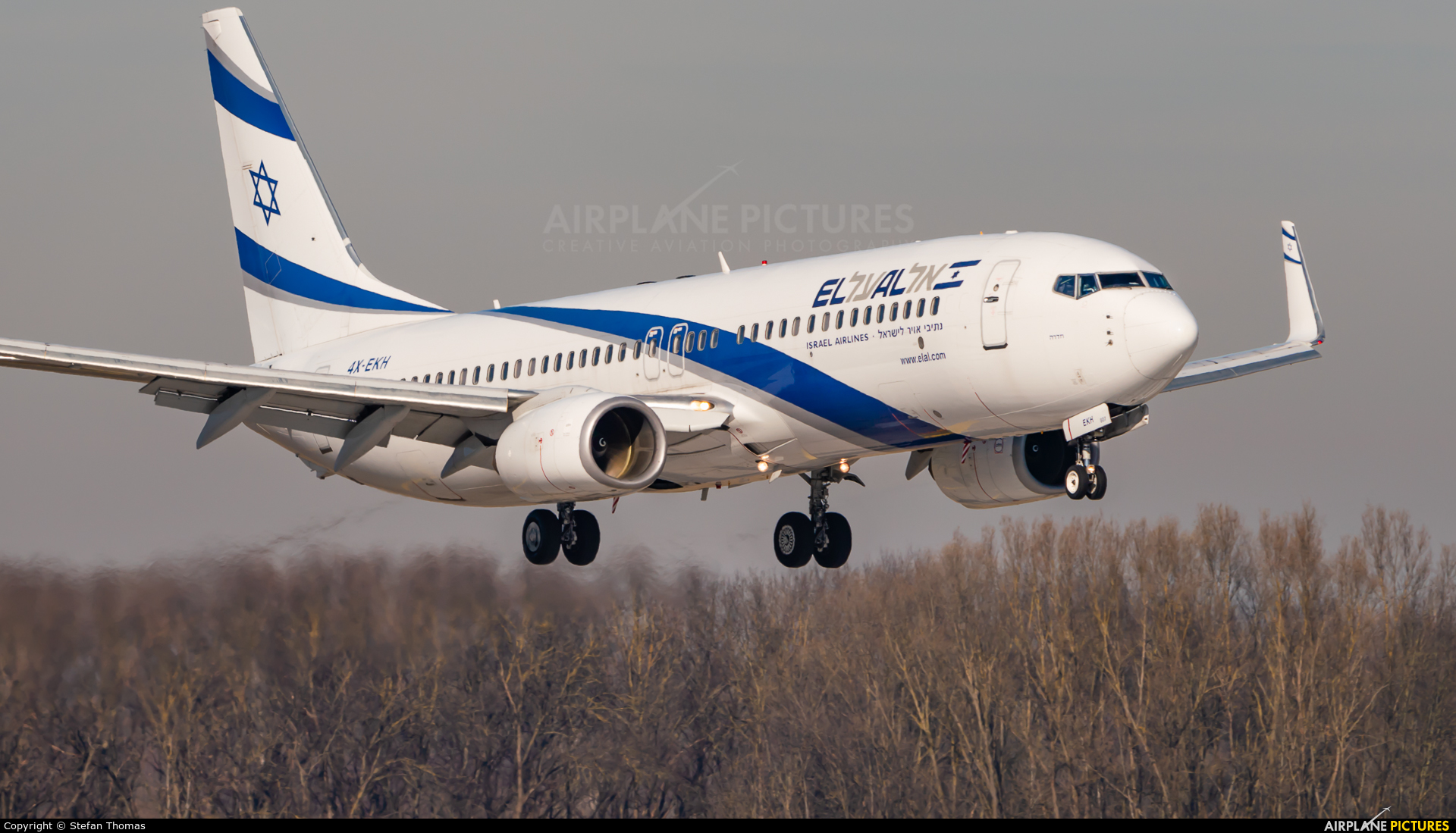 El Al Israel Airlines 4X-EKH aircraft at Munich