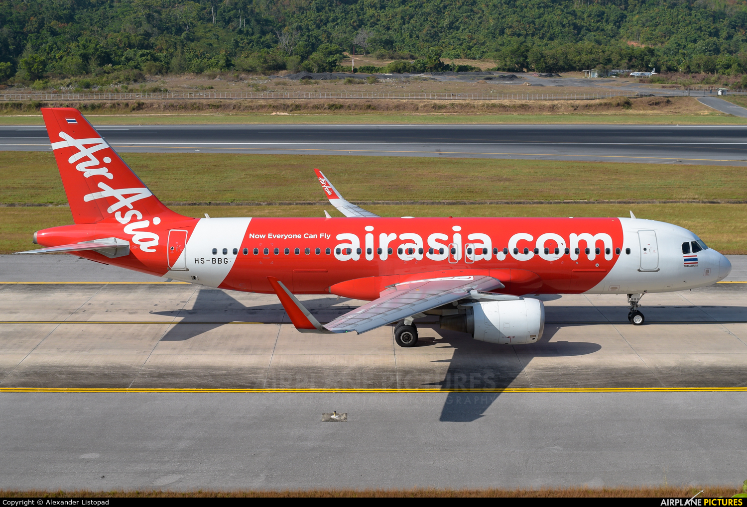 AirAsia (Thailand) HS-BBG aircraft at Phuket