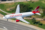 N836VA - Virgin America Airbus A320 aircraft