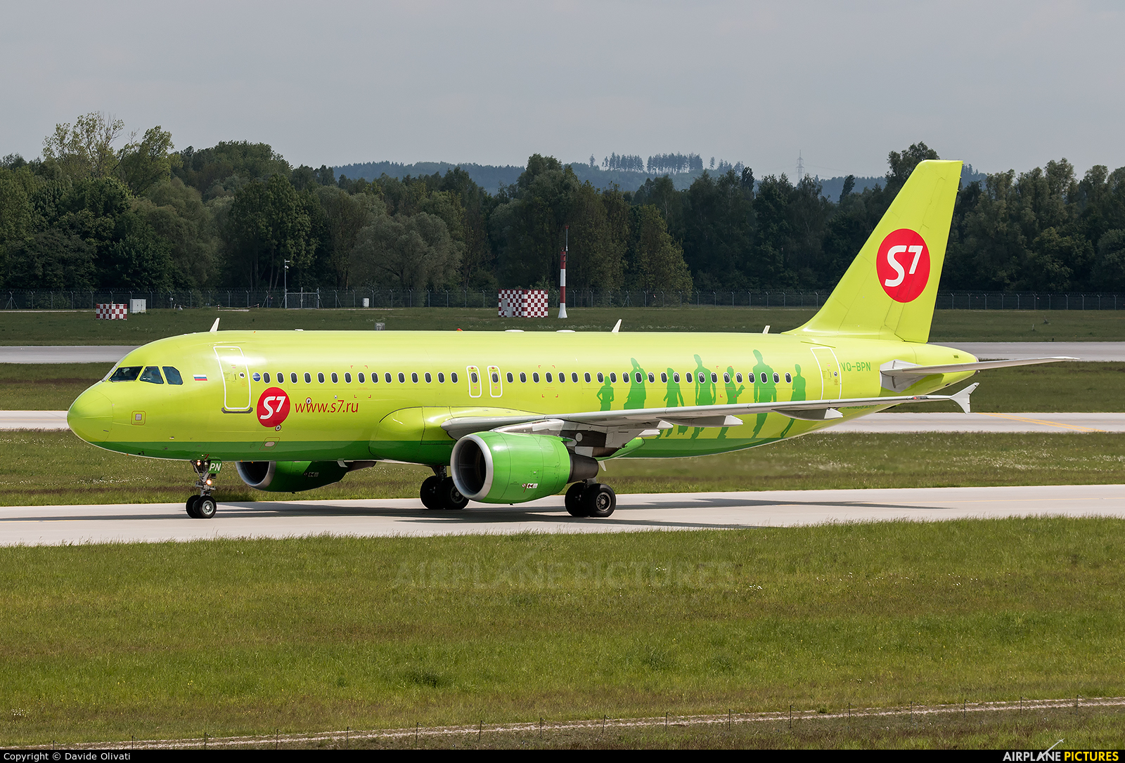 S7 Airlines VQ-BPN aircraft at Munich