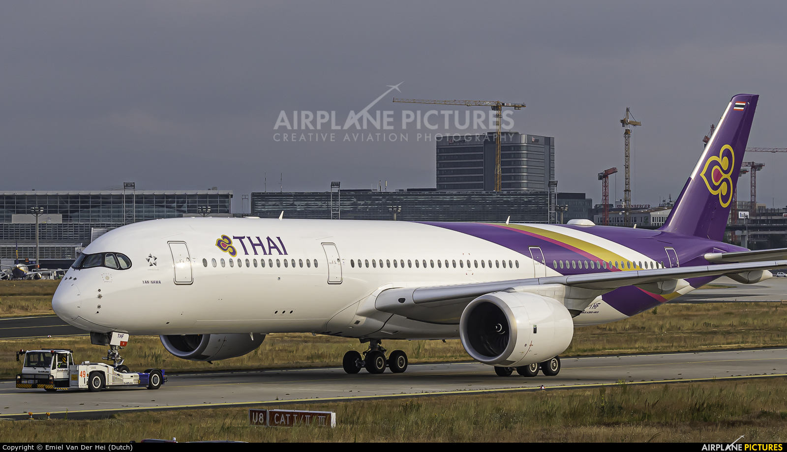 Thai Airways HS-THF aircraft at Frankfurt