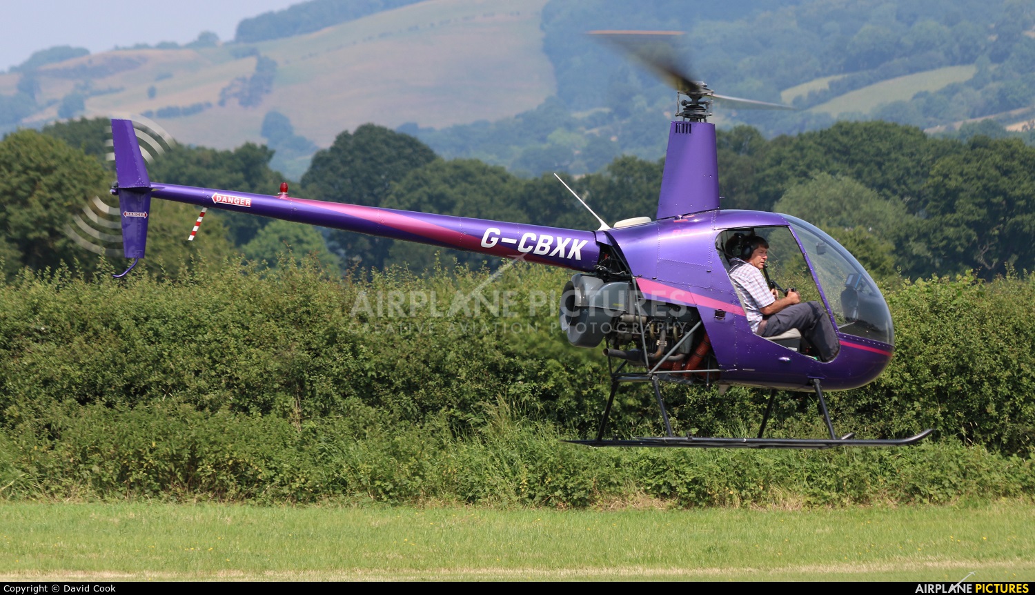 Whizzard Helicopters G-CBXK aircraft at Welshpool