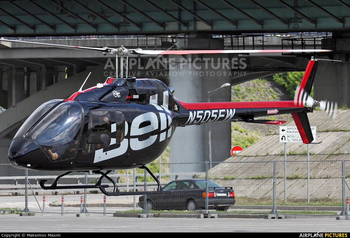 Bell helicopter N505FW aircraft at Moscow - Heliport Krokus