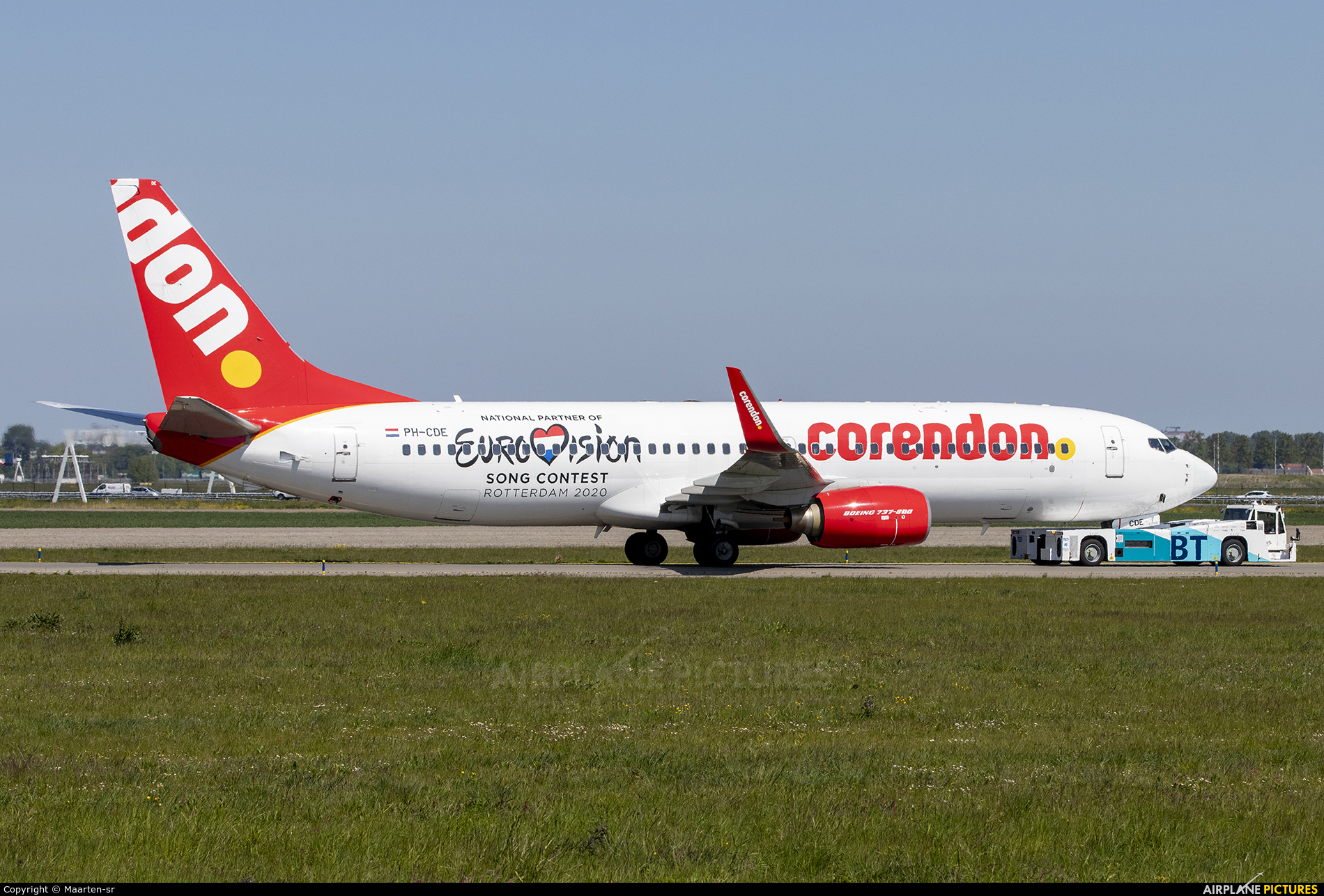 Corendon Dutch Airlines PH-CDE aircraft at Amsterdam - Schiphol